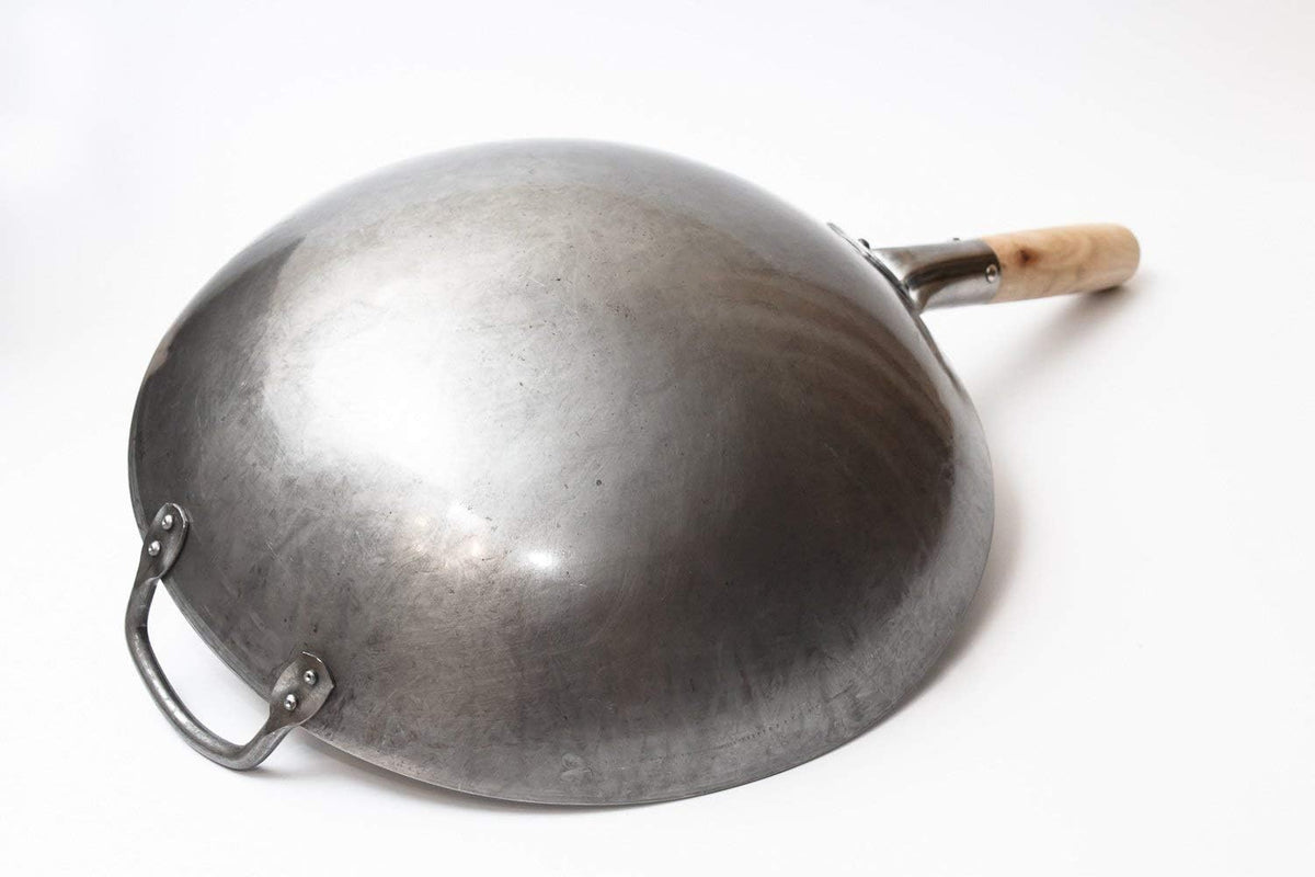Craft Wok Traditional Hand Hammered Chinese Carbon Steel Wok with