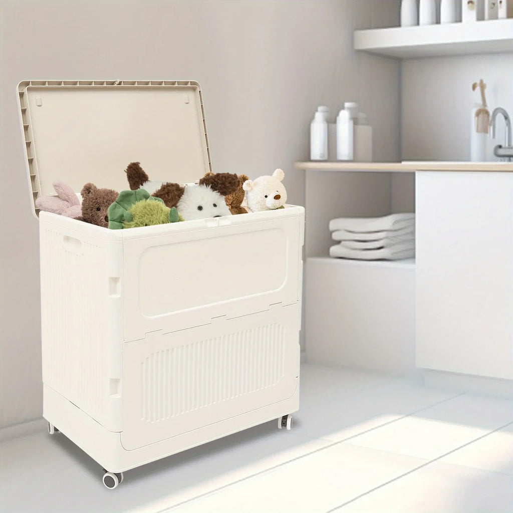 Folding storage box