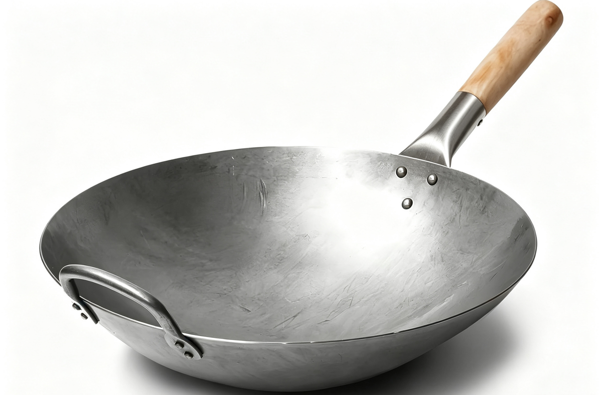 Craft Wok Traditional Hand Hammered Chinese Carbon Steel Wok with